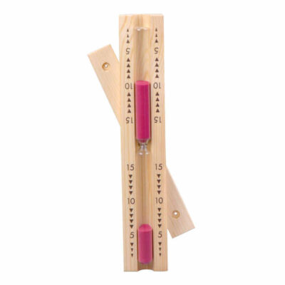 Wall Mounted Hourglass 15 Min Sauna